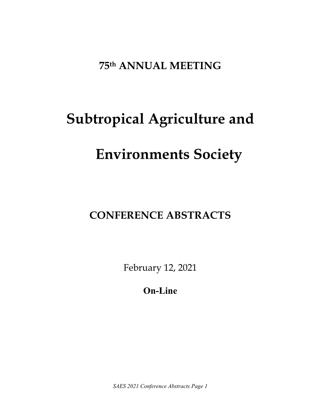 SAES-2021-Conference-Abstracts.Pdf