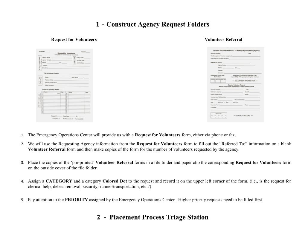 1 - Construct Agency Request Folders