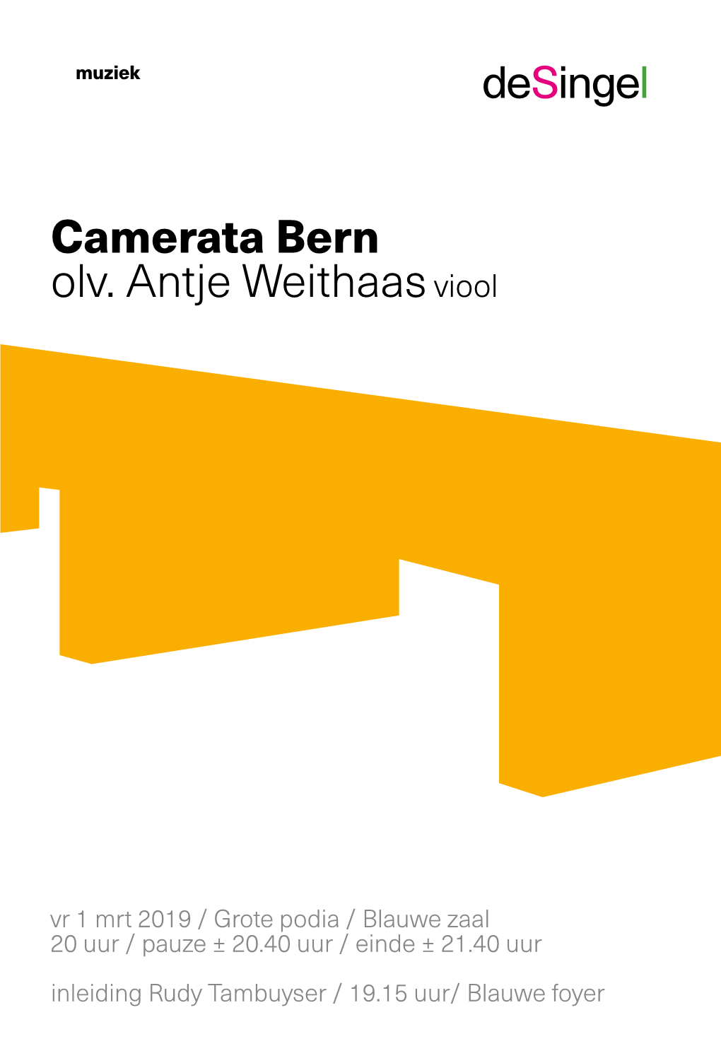 Camerata Bern Olv. Antje Weithaas Viool