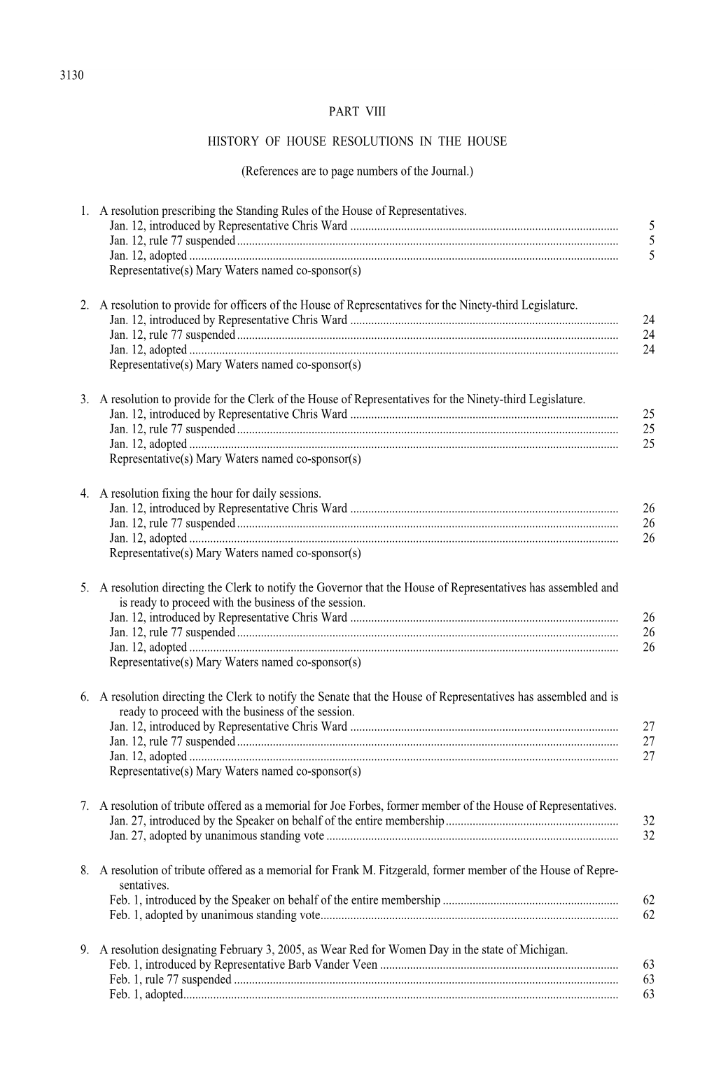 1. a Resolution Prescribing the Standing Rules of the House of Representatives