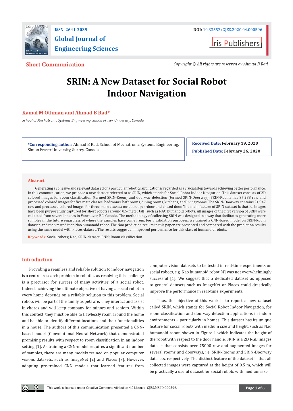 SRIN: a New Dataset for Social Robot Indoor Navigation