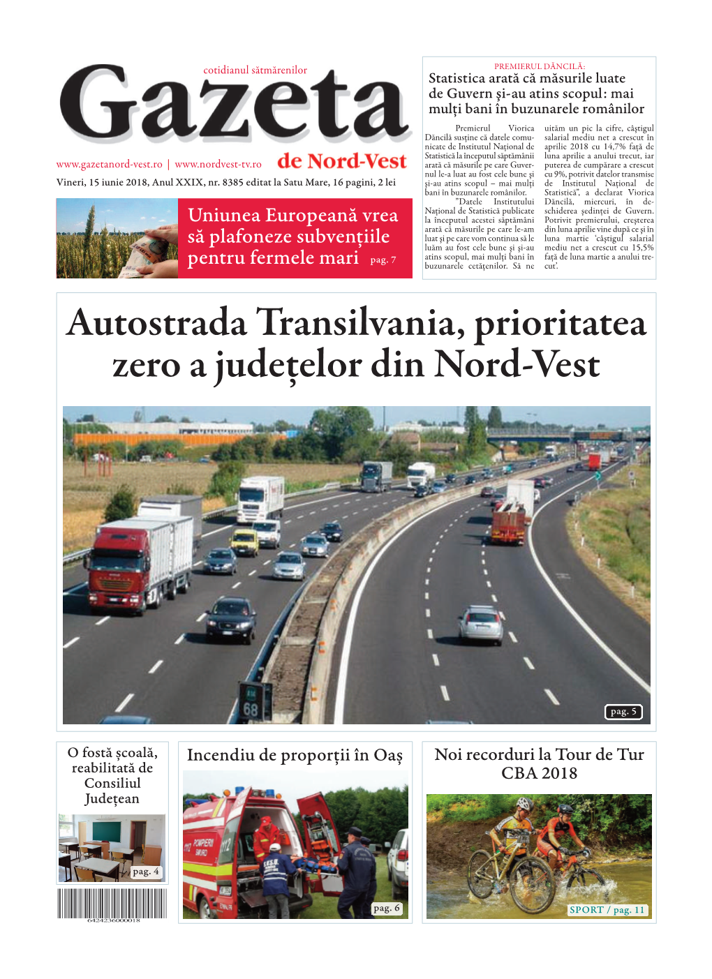 Autostrada Transilvania, Prioritatea Zero a Judeţelor Din Nord-Vest