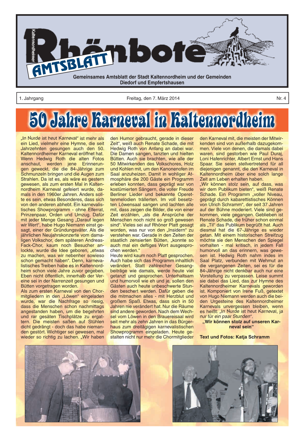 50 Jahre Karneval in Kaltennordheim