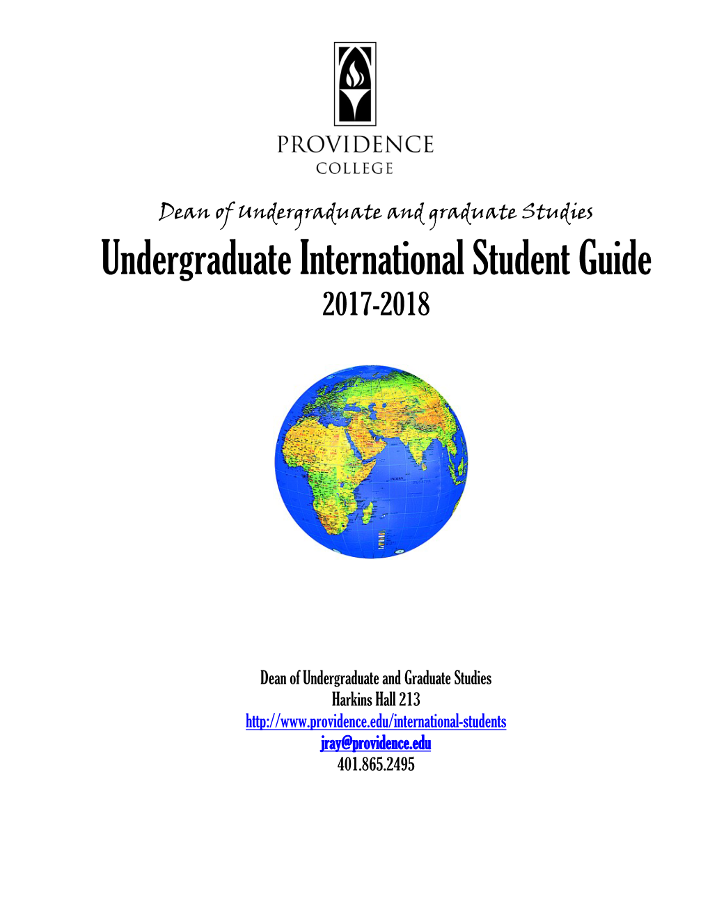 Undergraduate International Student Guide 17-18