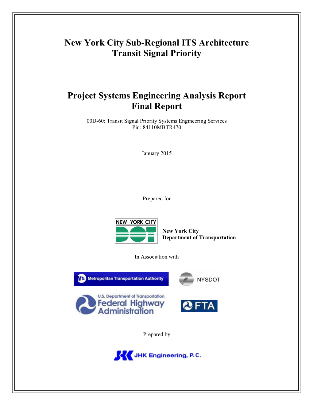 New York City Transit Signal Priority