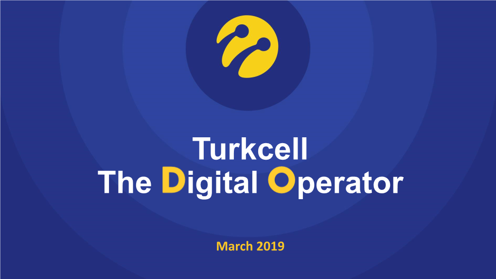 Turkcell Investor Presentation