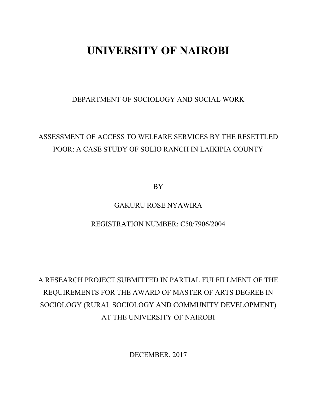 A Case Study of Solio Ranch in Laikipia County