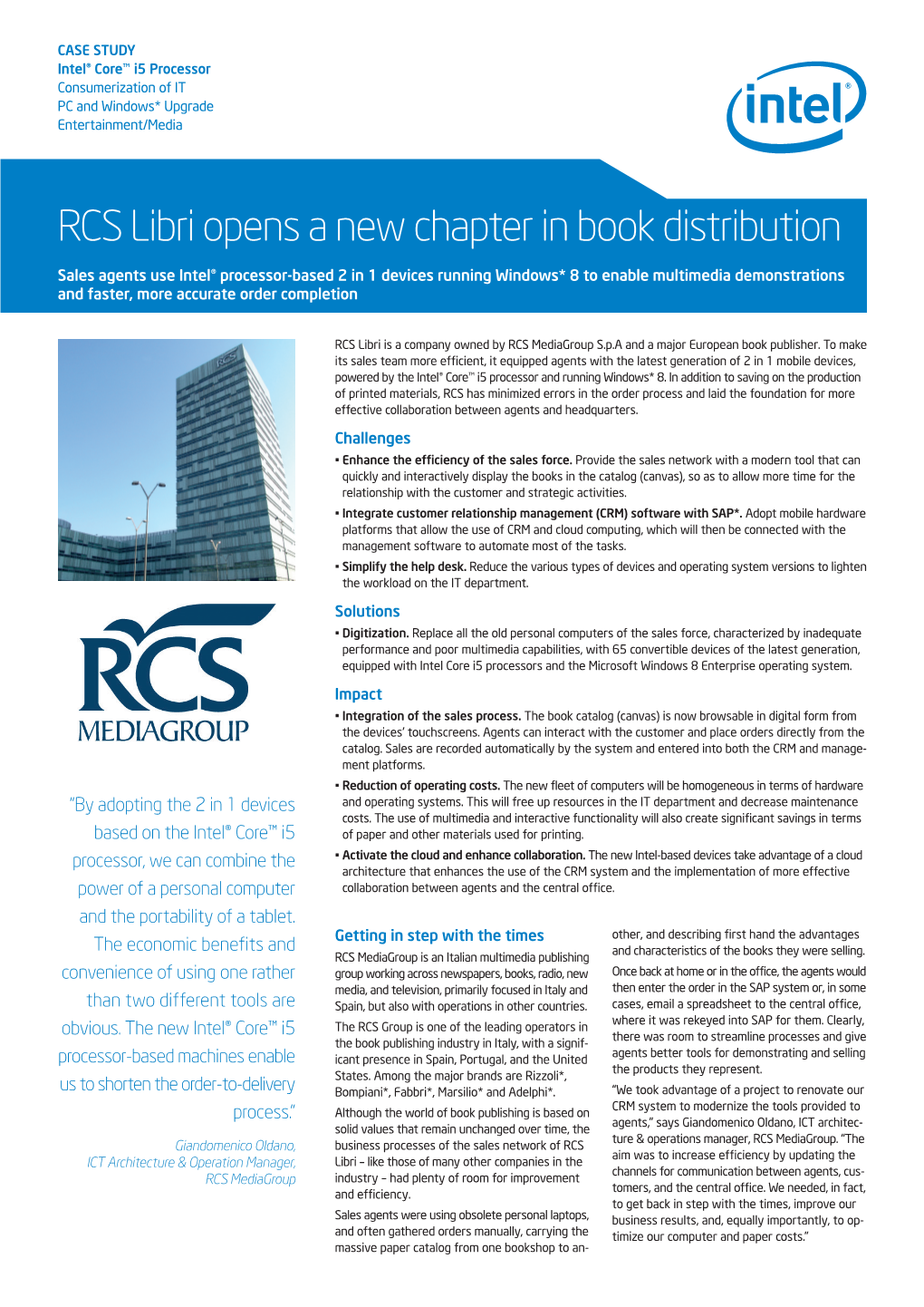 RCS Libri Opens a New Chapter in Book Distribution