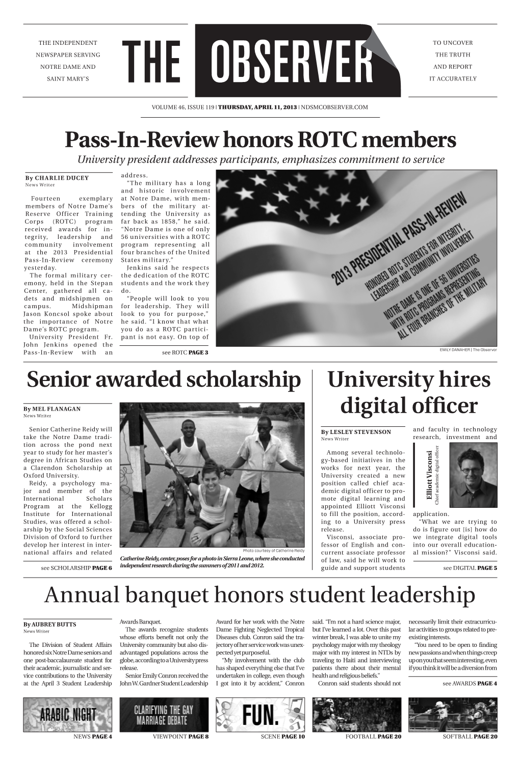 Pass-In-Review Honors ROTC Members Senior Awarded