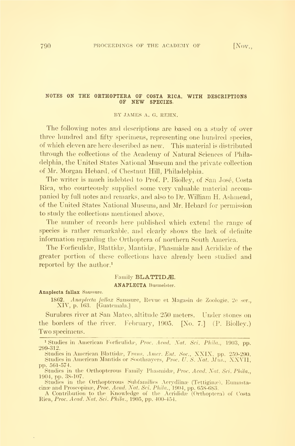 Proceedings of the Academy of Natural Sciences of Philadelphia