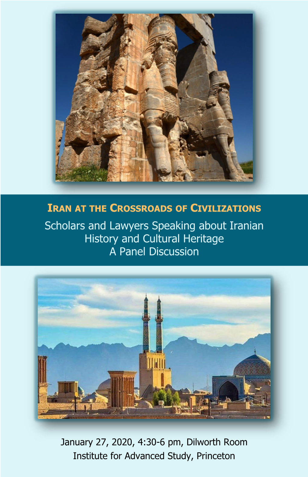 Scholars and Lawyers Speaking About Iranian History and Cultural