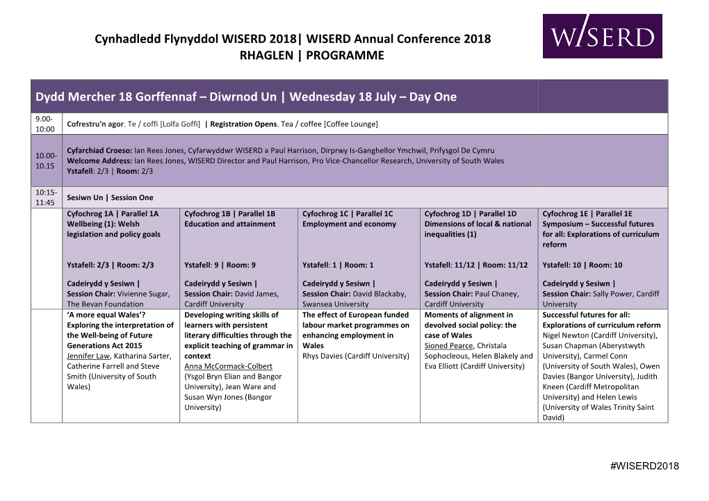 WISERD Annual Conference 2018 FINAL.Pdf