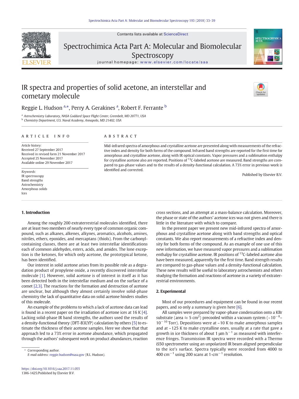 IR Spectra and Properties of Solid Acetone, an Interstellar and Cometary Molecule