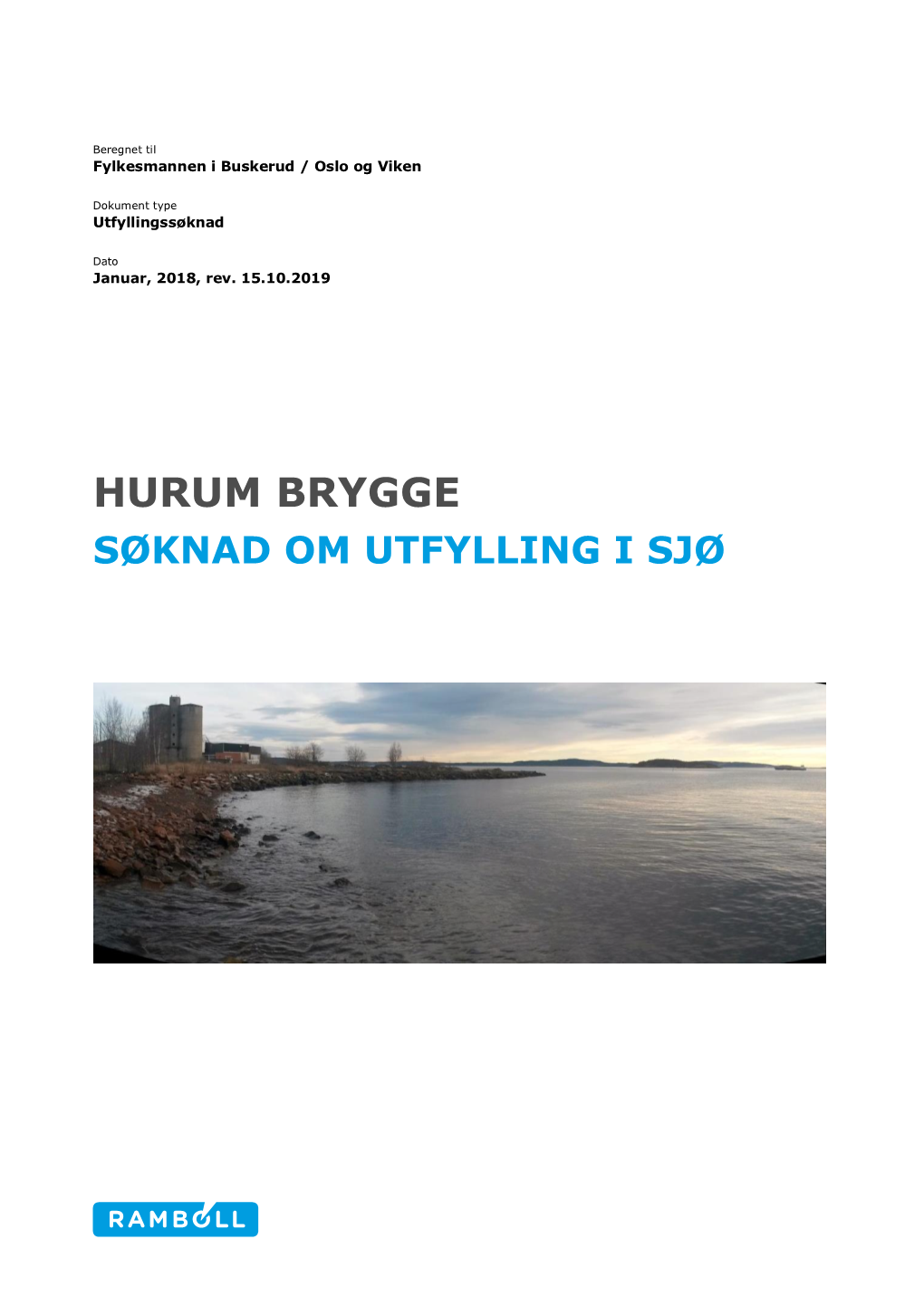 Hurum Brygge Søknad Om Utfylling I Sjø