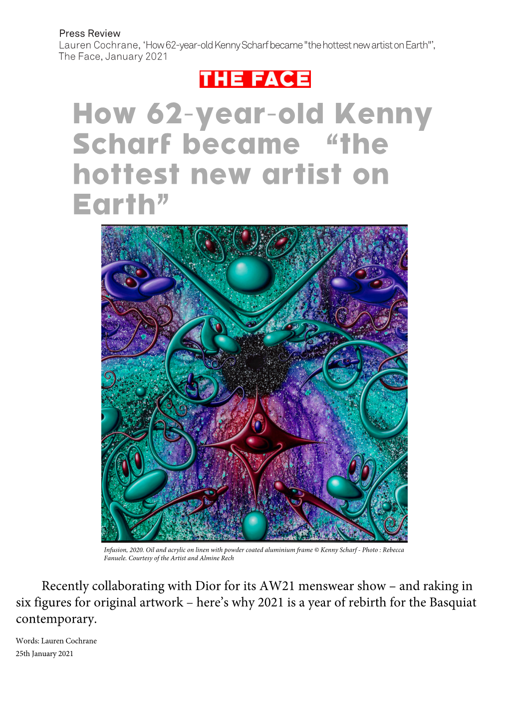 How 62-Year-Old Kenny Scharf Became 