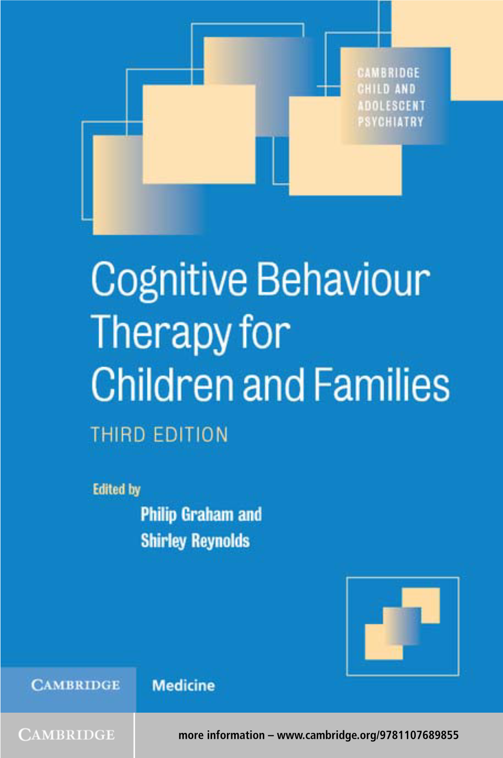 Cognitive Behaviour Therapy for Children and Families