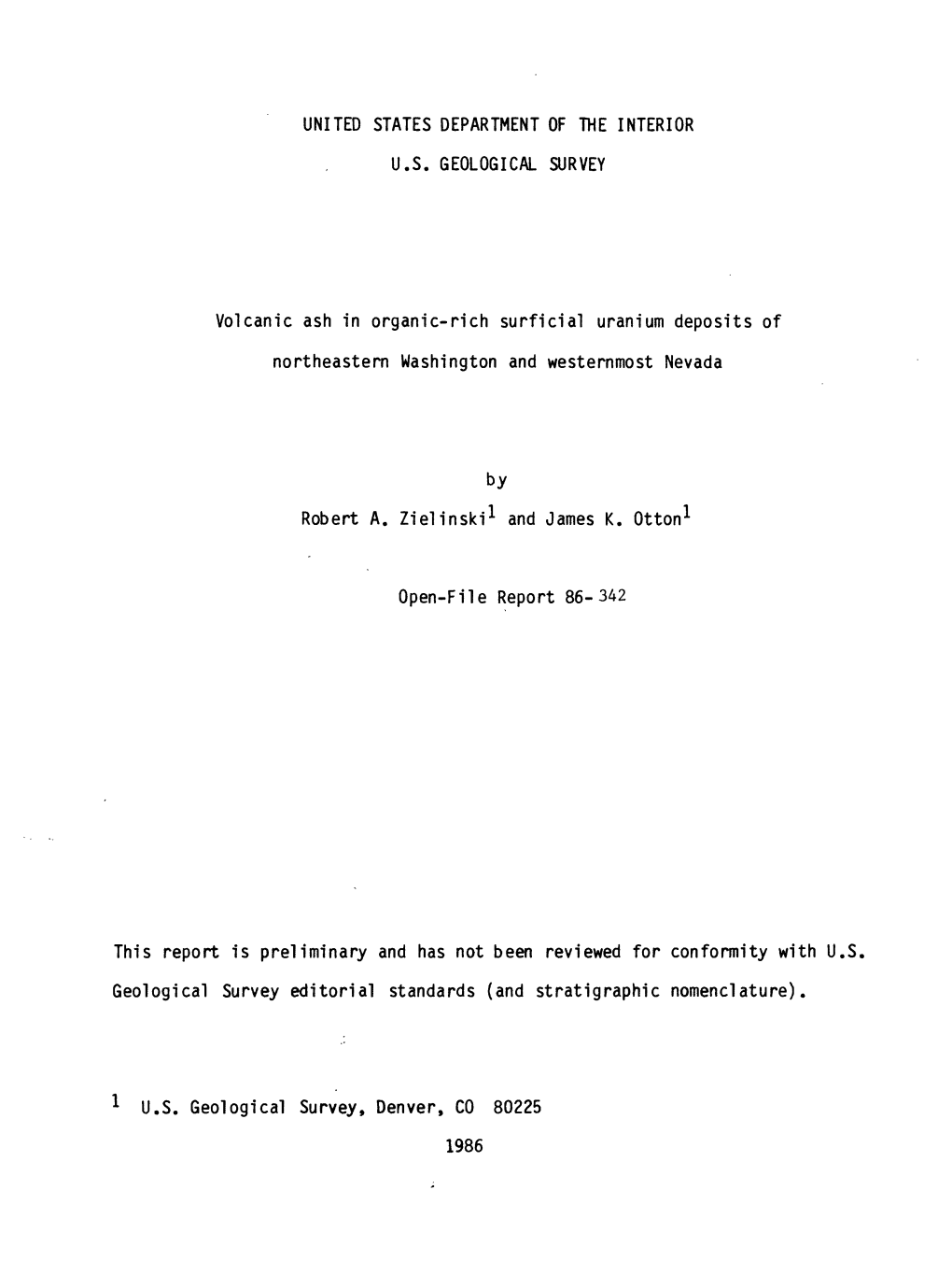 Volcanic Ash in Organic-Rich Surficial Uranium Deposits of Northeastern