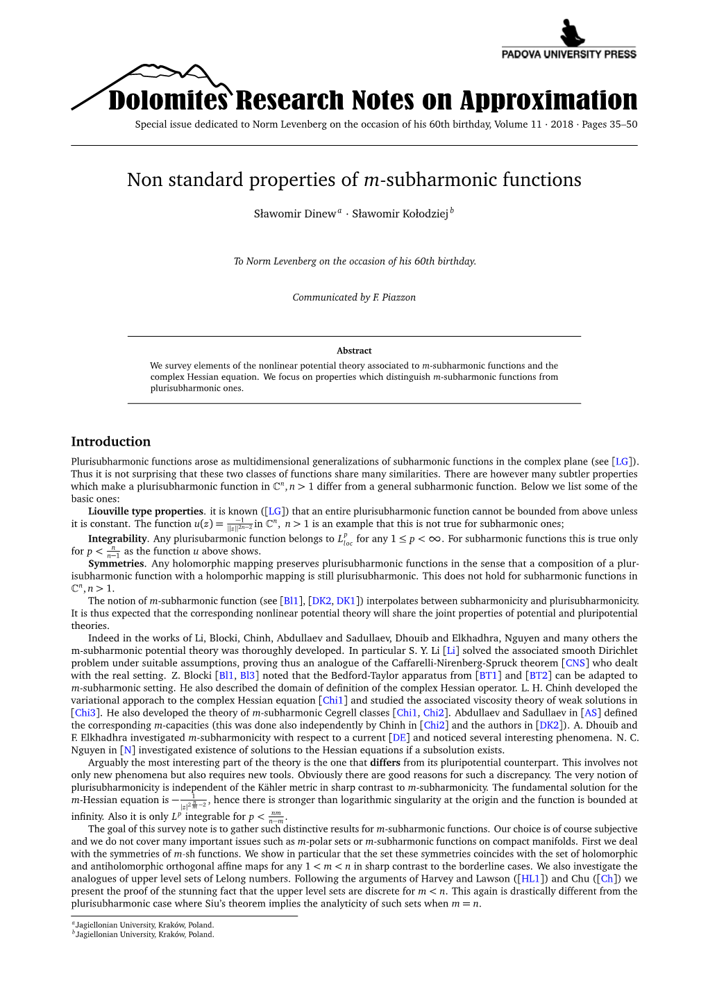 Non Standard Properties of M-Subharmonic Functions