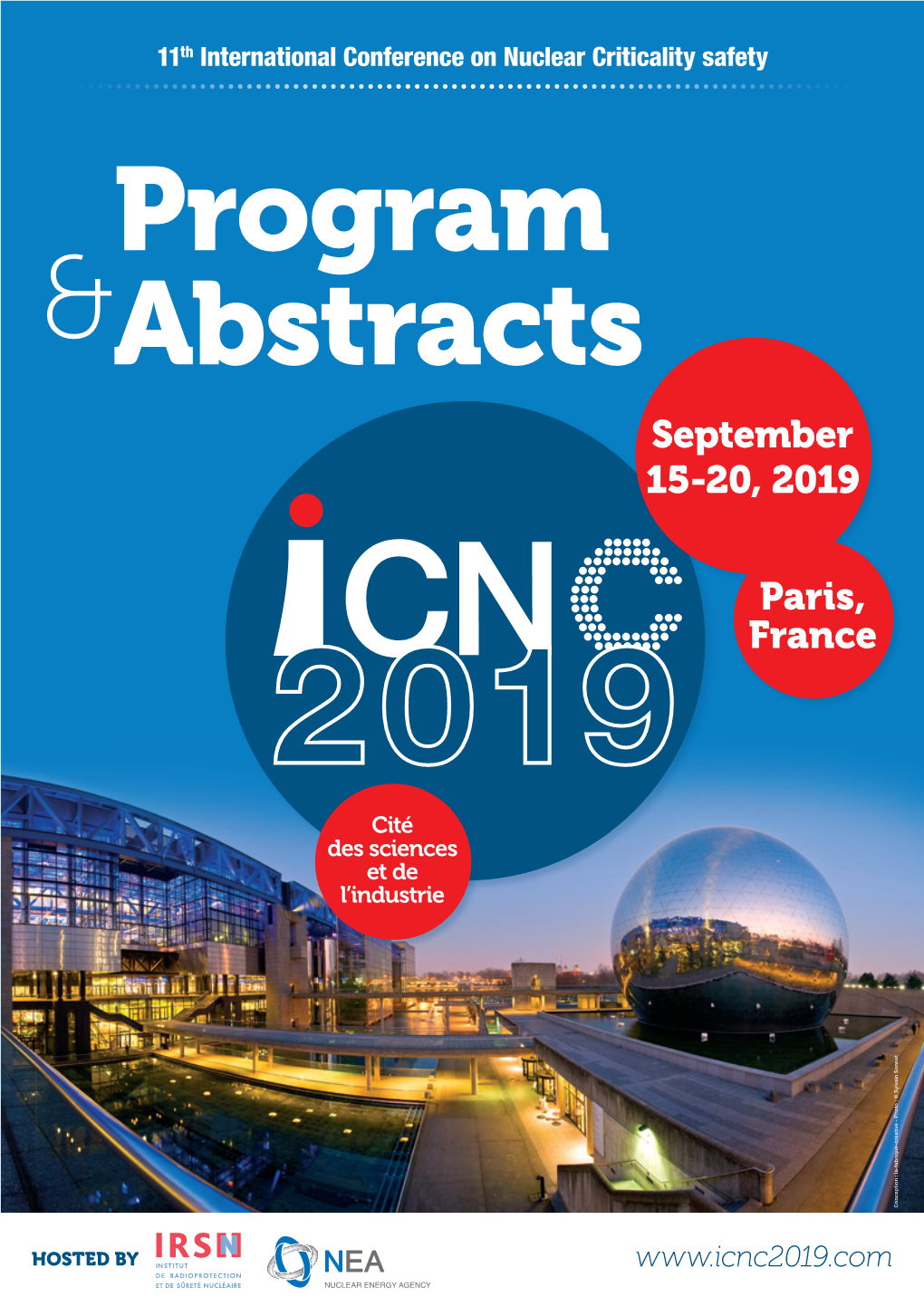 September 15-20, 2019 Paris, France