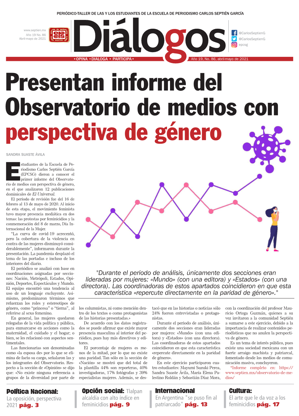 Presentan Informe Del Observatorio De Medios Con Perspectiva De Género