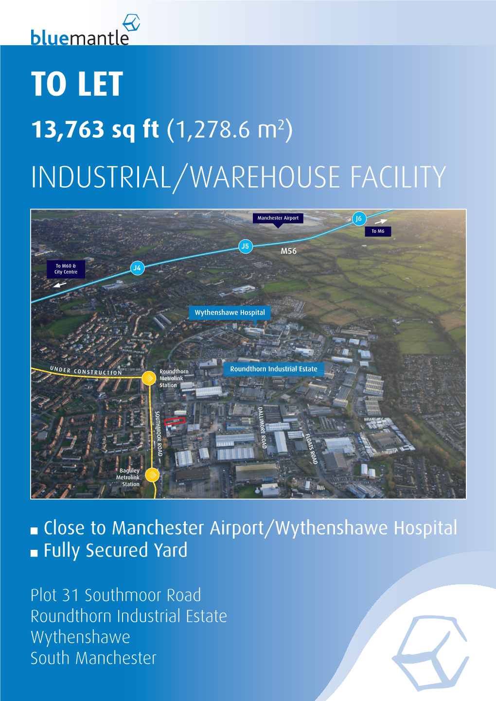 TO LET 13,763 Sq Ft (1,278.6 M2) INDUSTRIAL/WAREHOUSE FACILITY