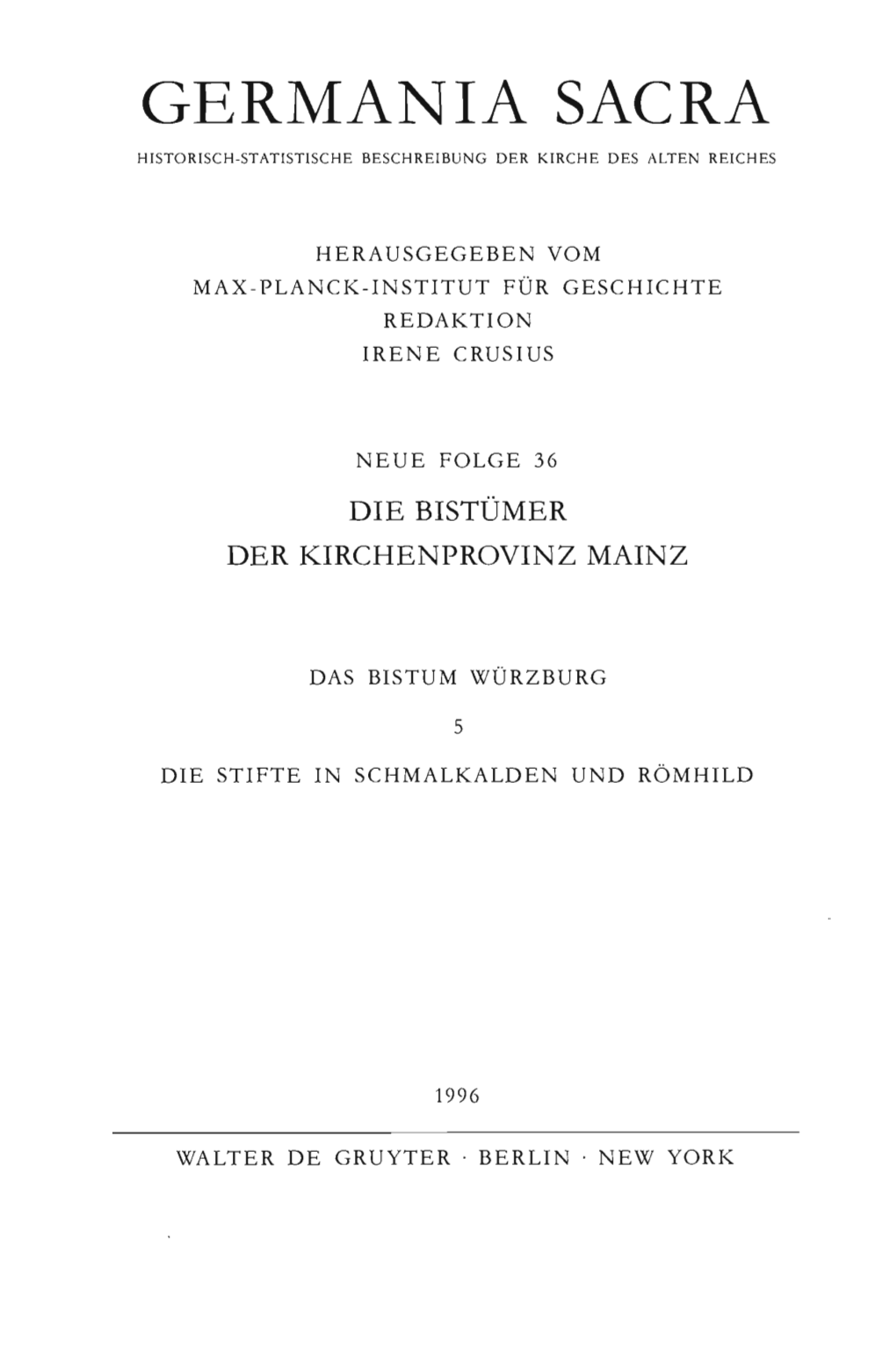 NF 36 Wendehorst Stifte Schmalkalden, Römhild.Pdf