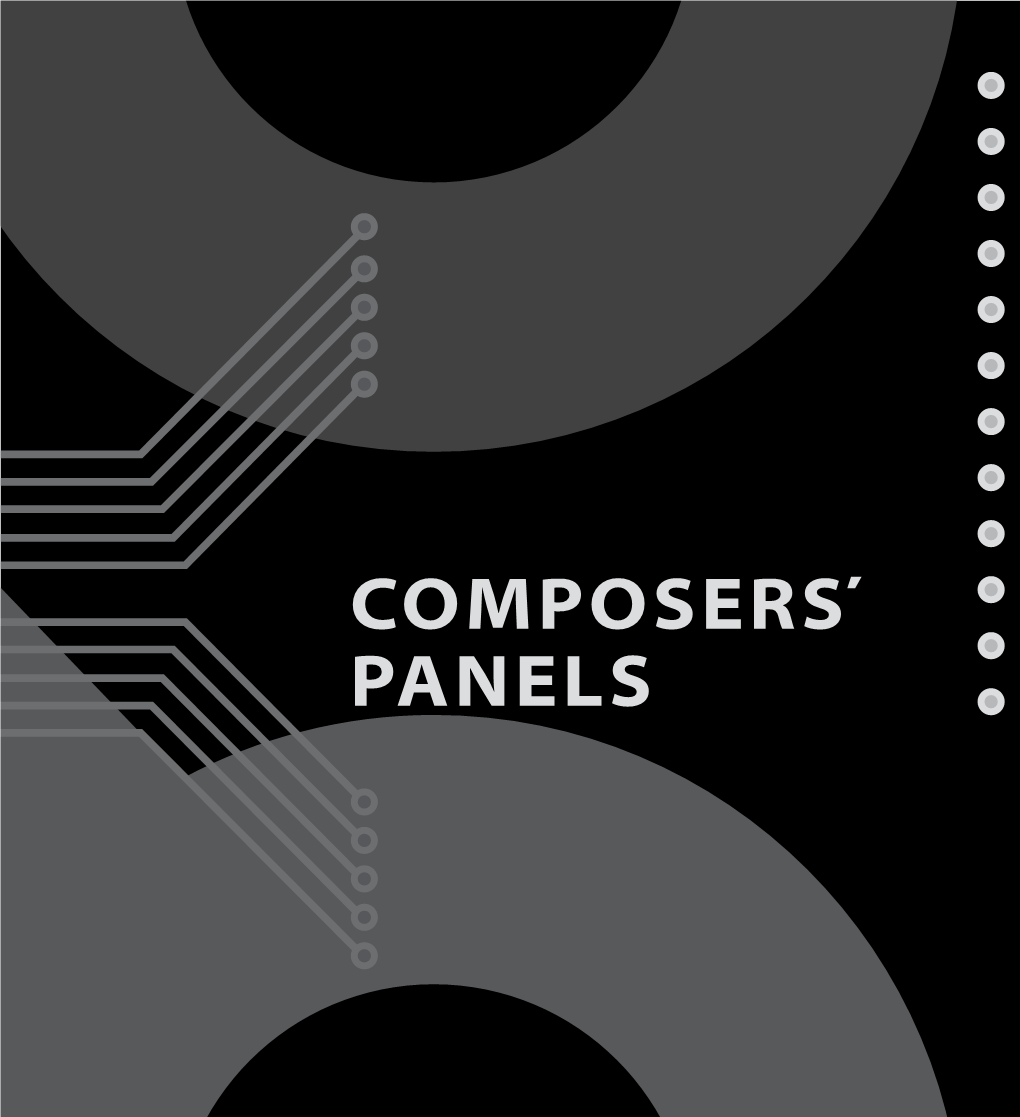 COMPOSERS΄ PANELS COMPOSERS΄ PANELS Composers’ Panel 1