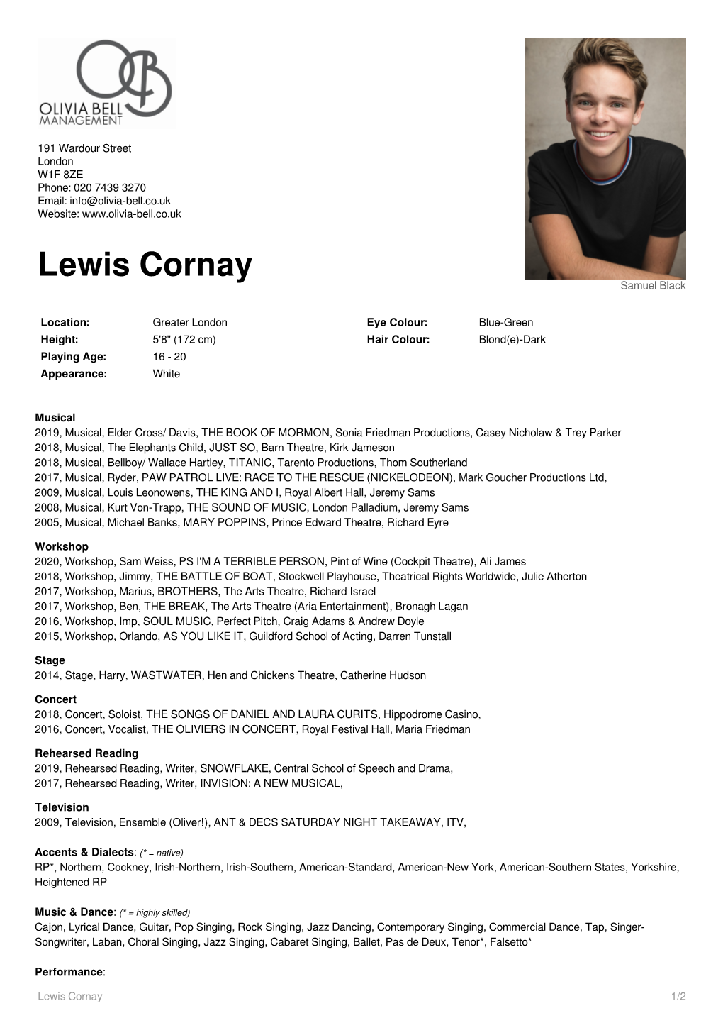 Lewis Cornay Samuel Black