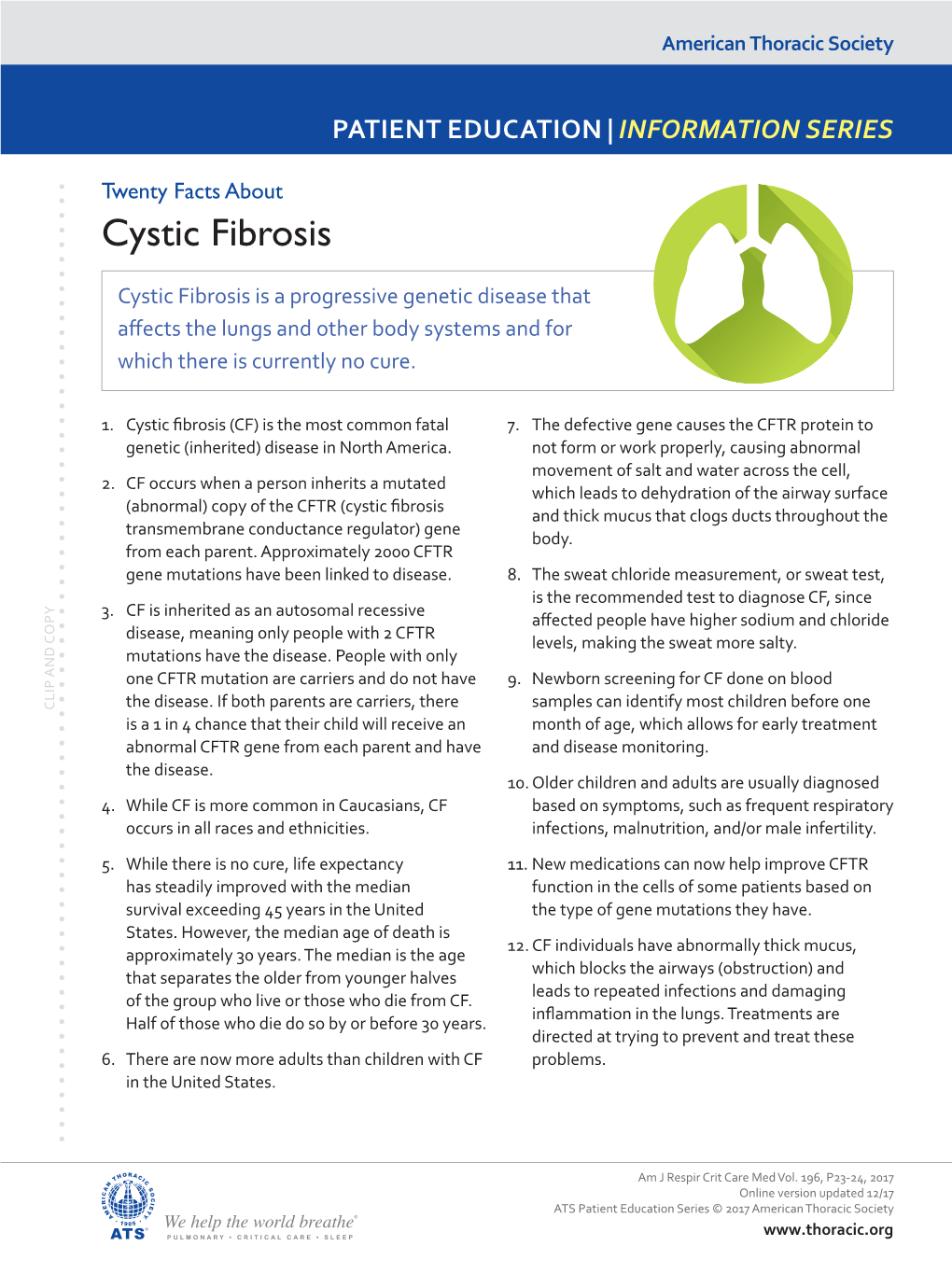 Cystic Fibrosis