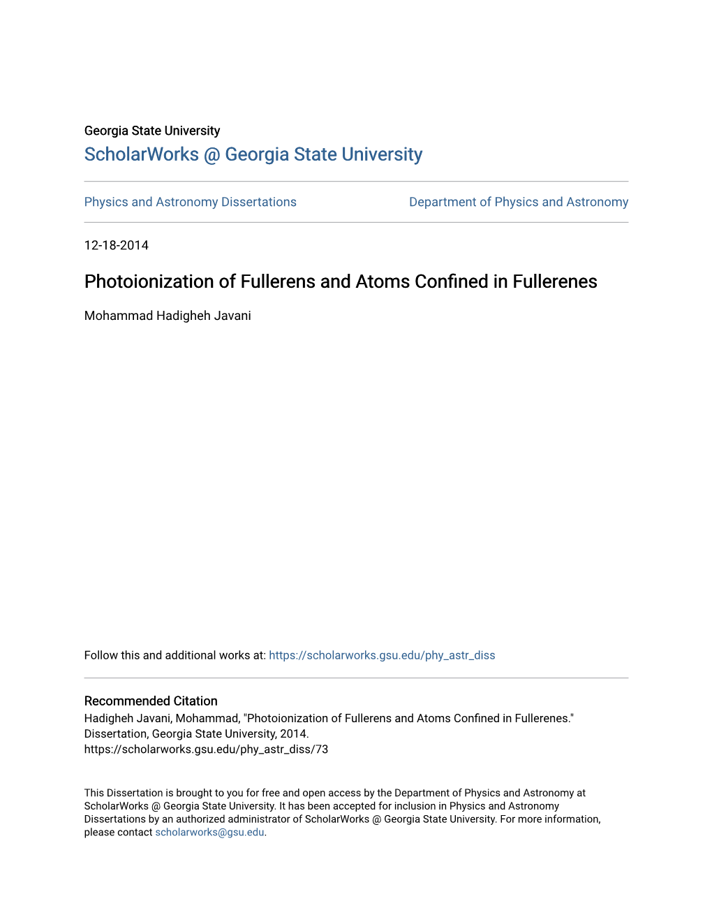 Photoionization of Fullerens and Atoms Confined in Fullerenes