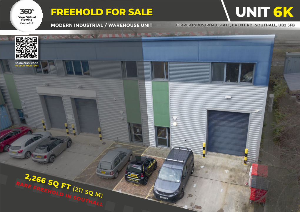 UNIT 6K Viewing AVAILABLE MODERN INDUSTRIAL / WAREHOUSE UNIT BEAVER INDUSTRIAL ESTATE, BRENT RD, SOUTHALL, UB2 5FB