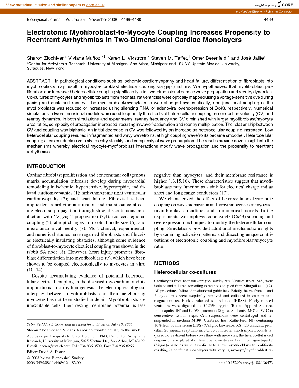 Electrotonic Myofibroblast-To-Myocyte Coupling Increases Propensity To