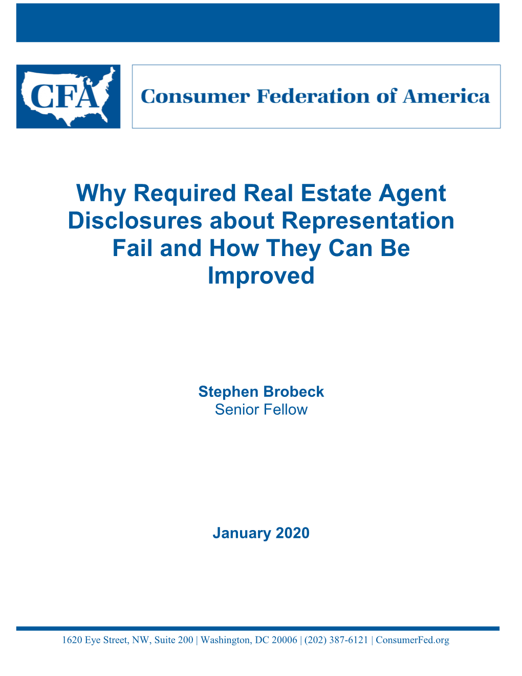 Why Required Real Estate Agent Disclosures About Representation Fail and How They Can Be