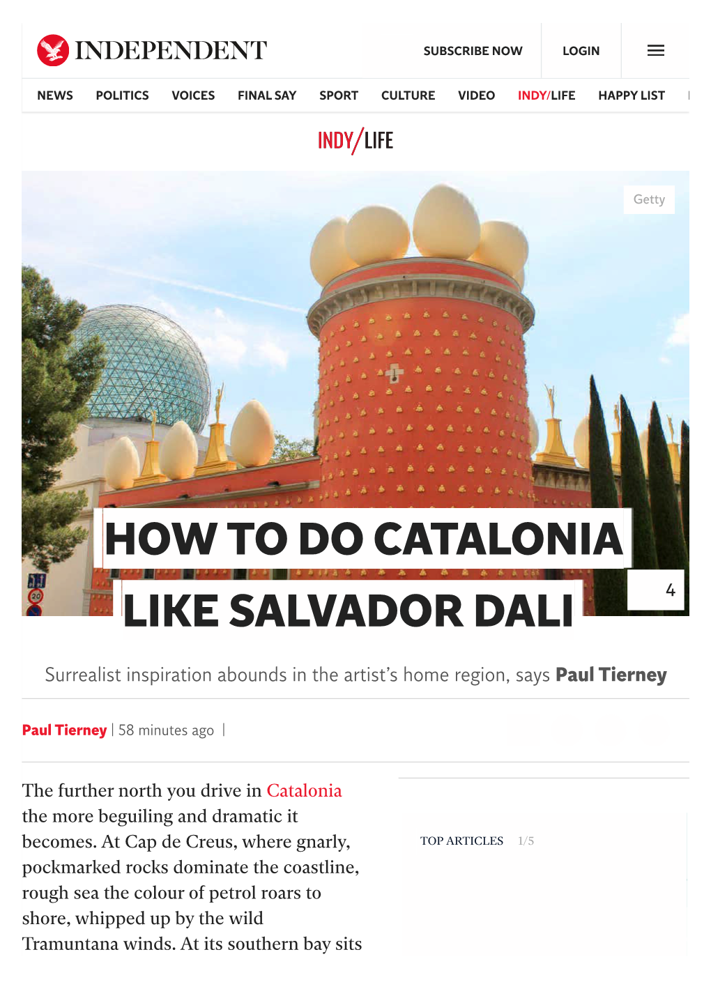How to Do Catalonia Like Salvador Dali