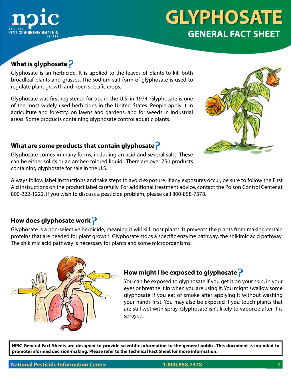 Glyphosate General Fact Sheet