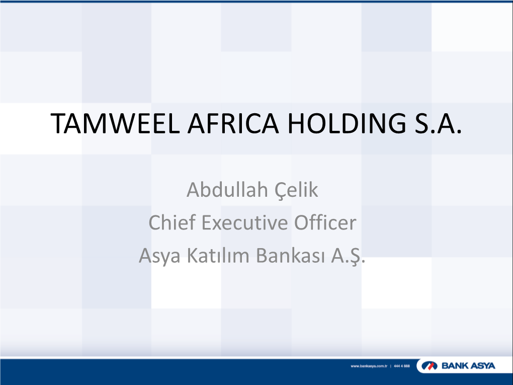 Tamweel Africa Holding S.A
