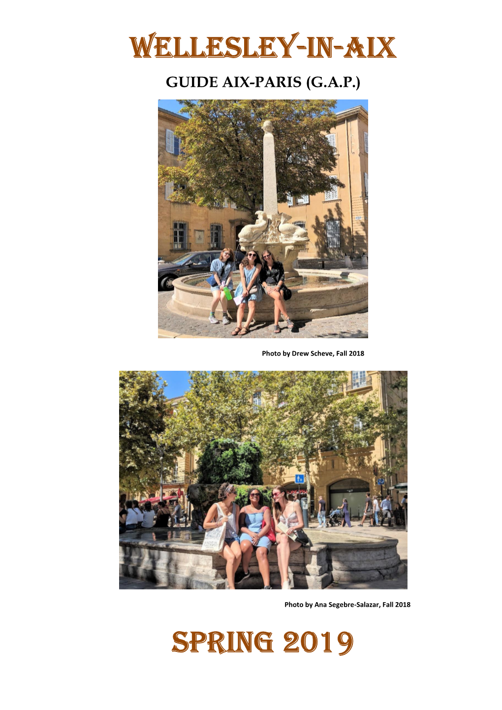 WELLESLEY-In-AIX SPRING 2019