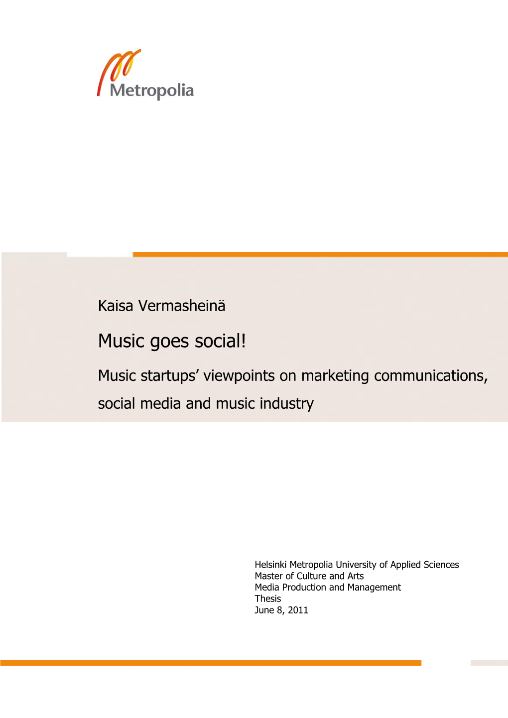 Music Goes Social!