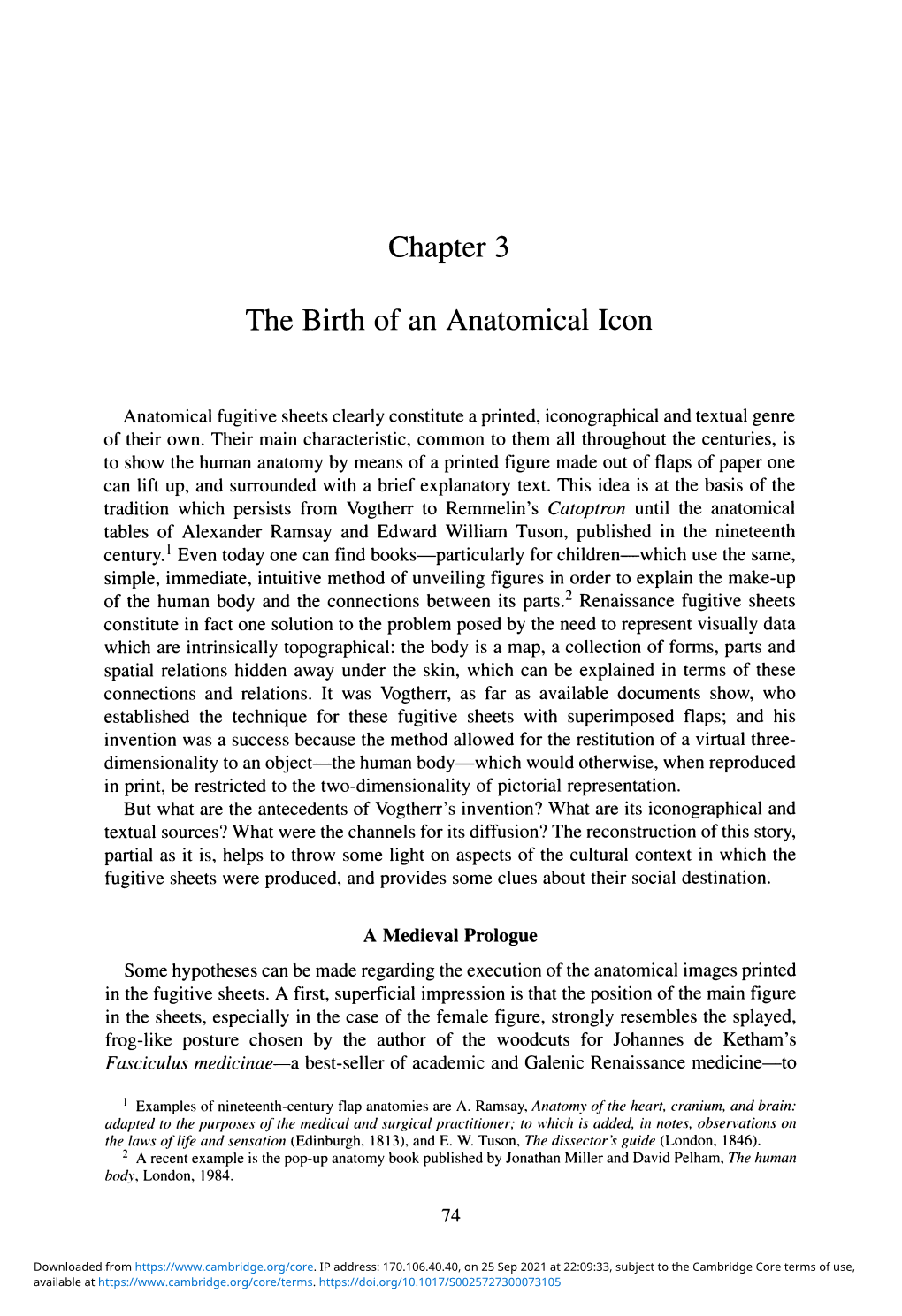 Chapter 3 the Birth of an Anatomical Icon