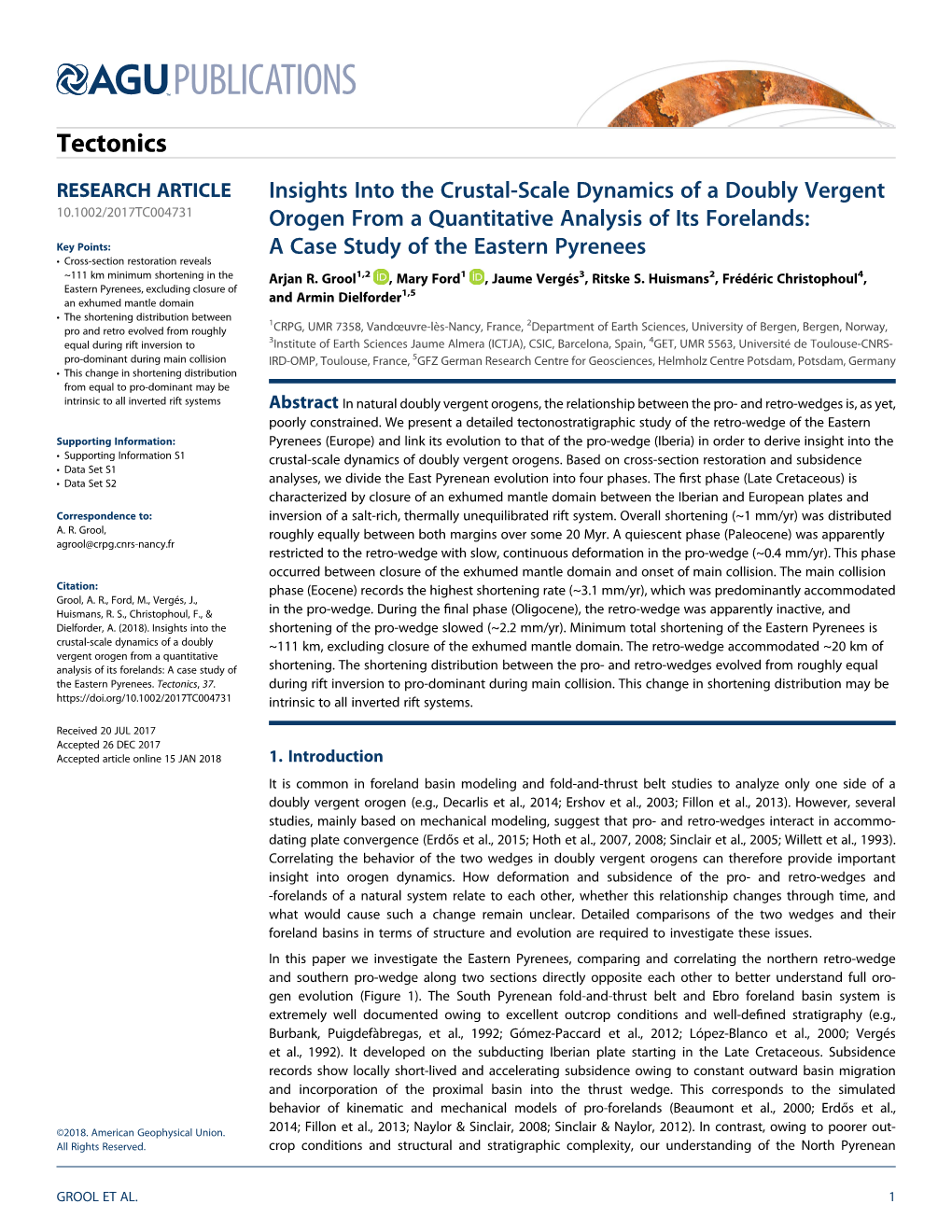 Insights Into the Crustal-Scale Dynamics of a Doubly Vergent