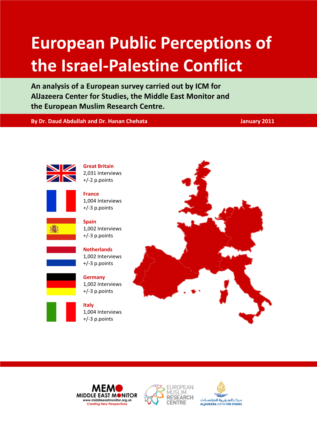 European Public Perceptions of the Israel-Palestine Conflict