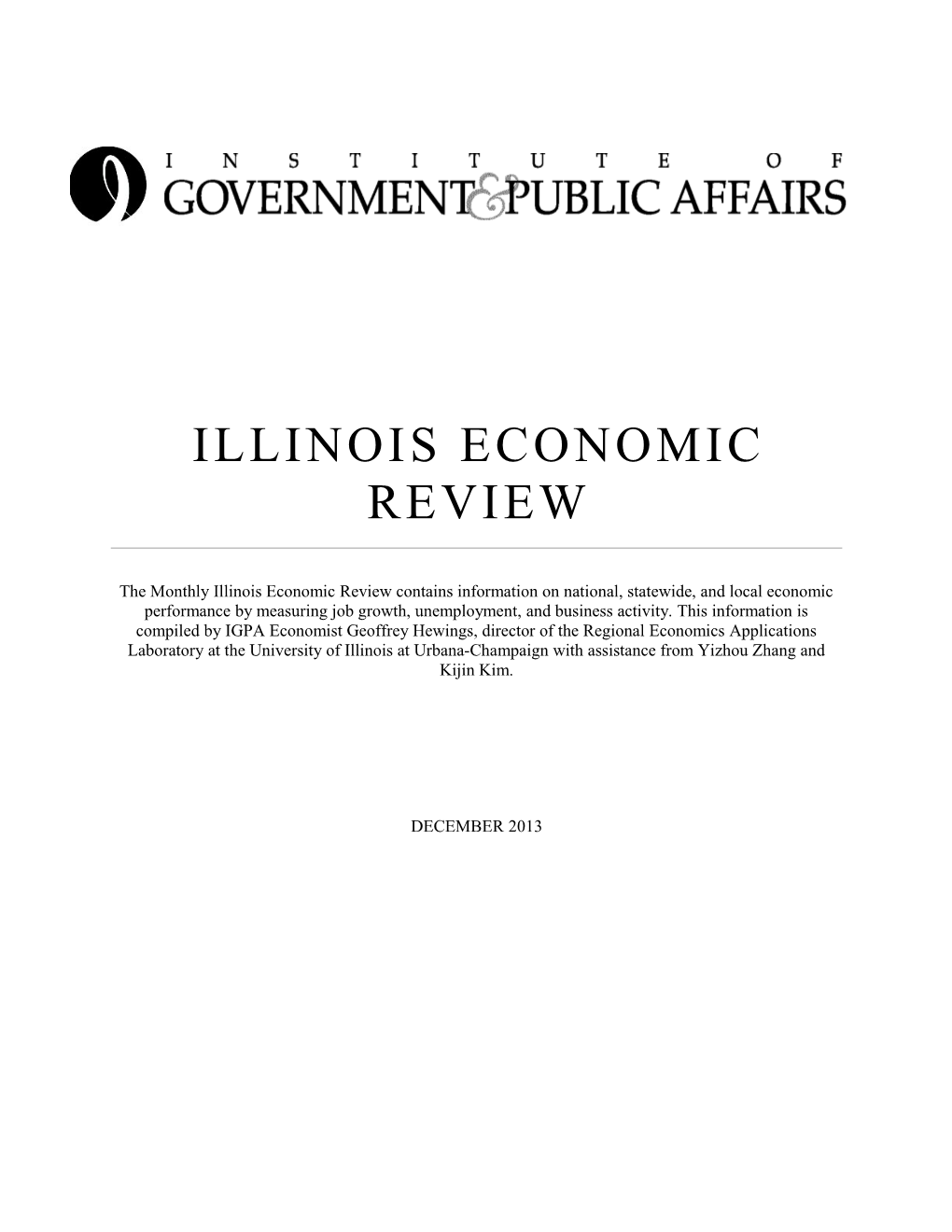 Illinois Economic Review