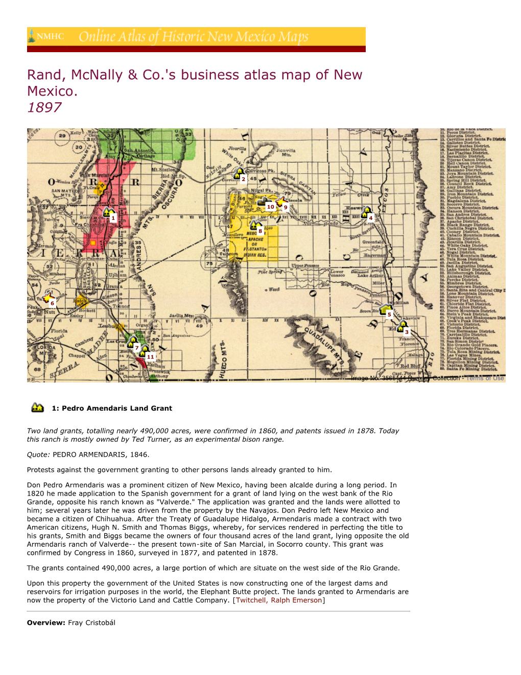 Atlas of Historic NM Maps Online at Atlas.Nmhum.Org