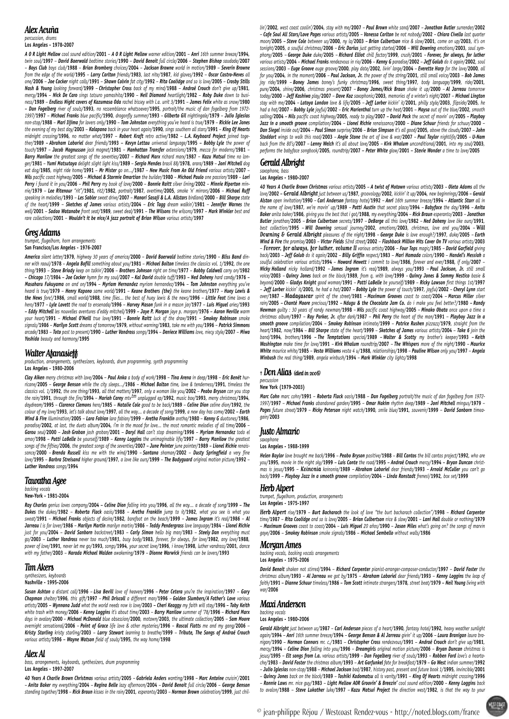 Musicians List Pdf Site