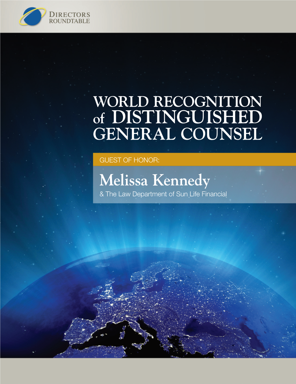 Of DISTINGUISHED GENERAL COUNSEL