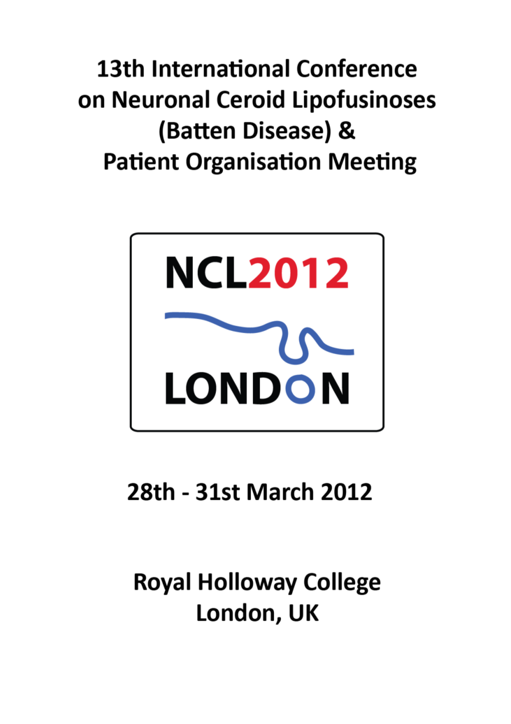 (Batten Disease) & Patient Organisation Meeting