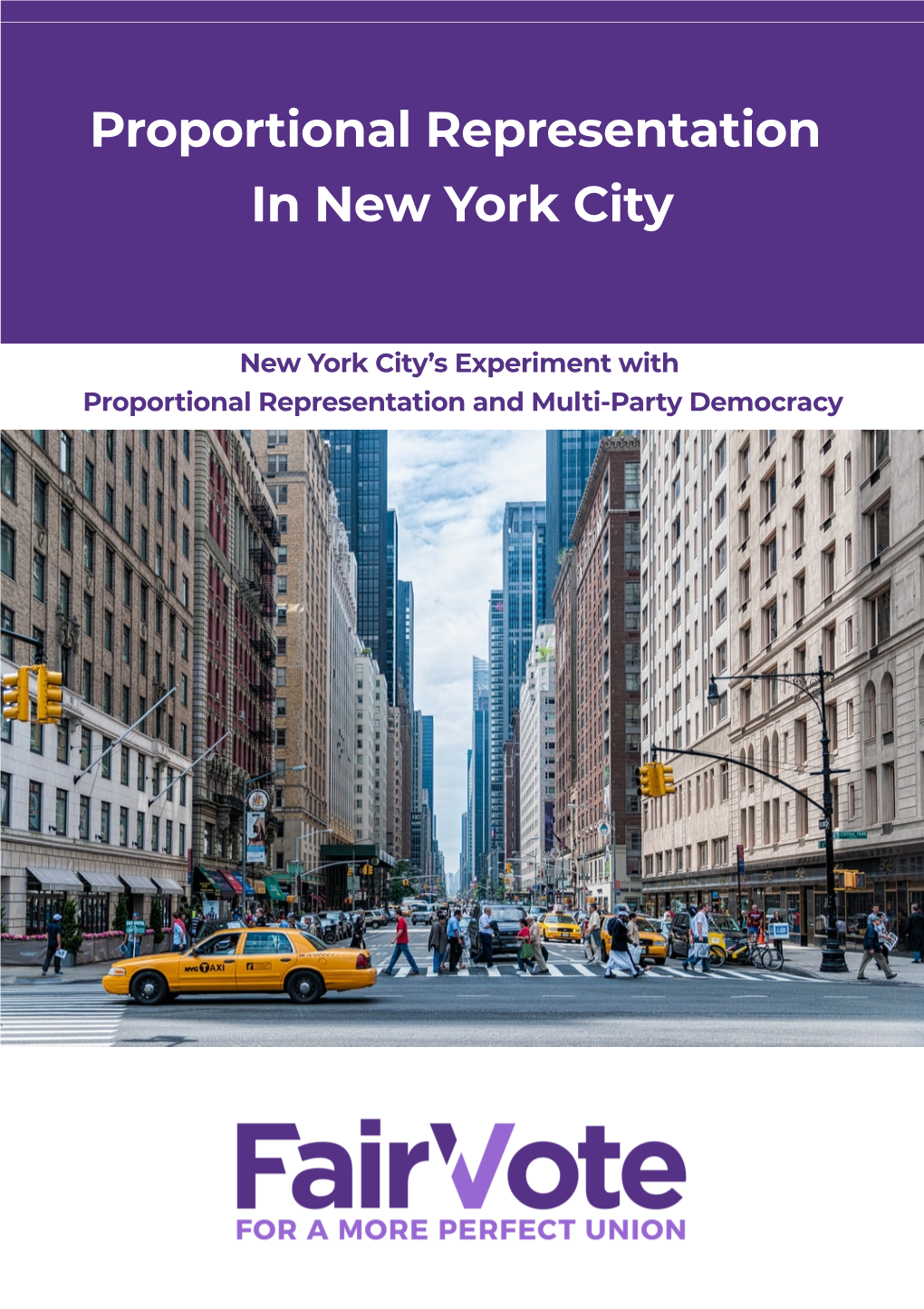 Proportional Representation in New York City