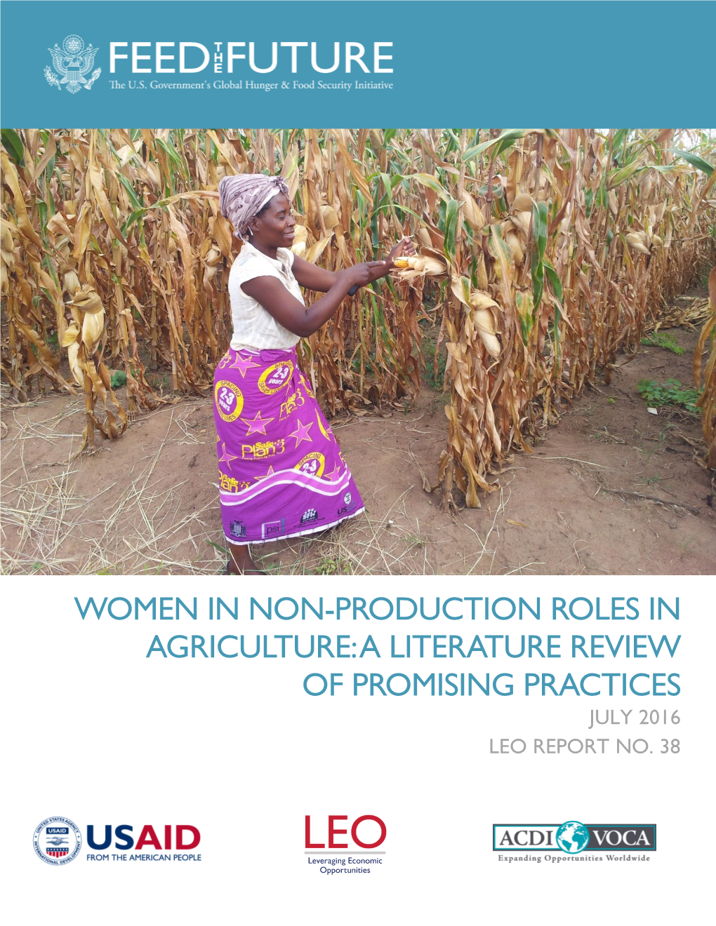 Women in Non-Production Roles in Agriculture: a Literature Review of Promising Practices