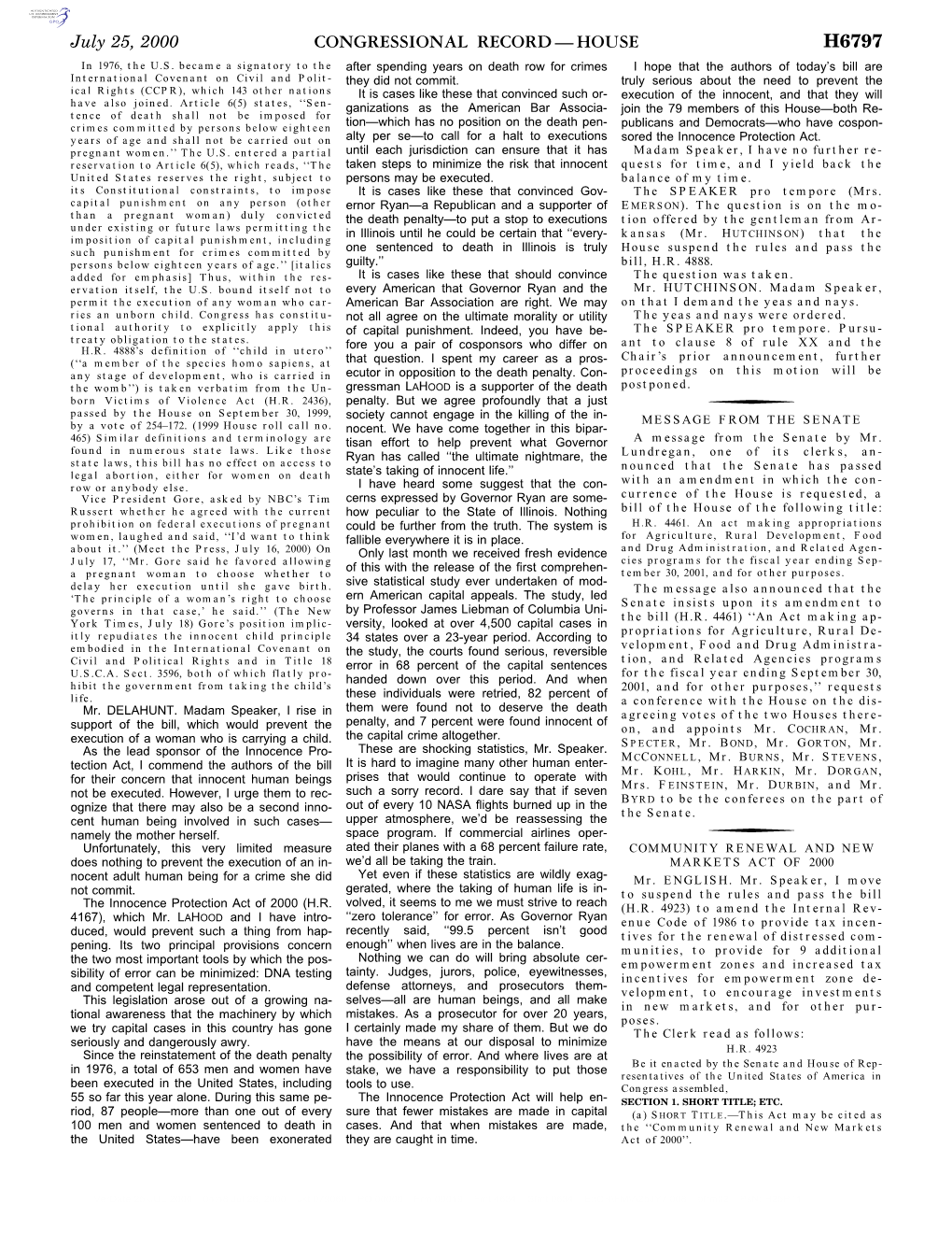 Congressional Record—House H6797