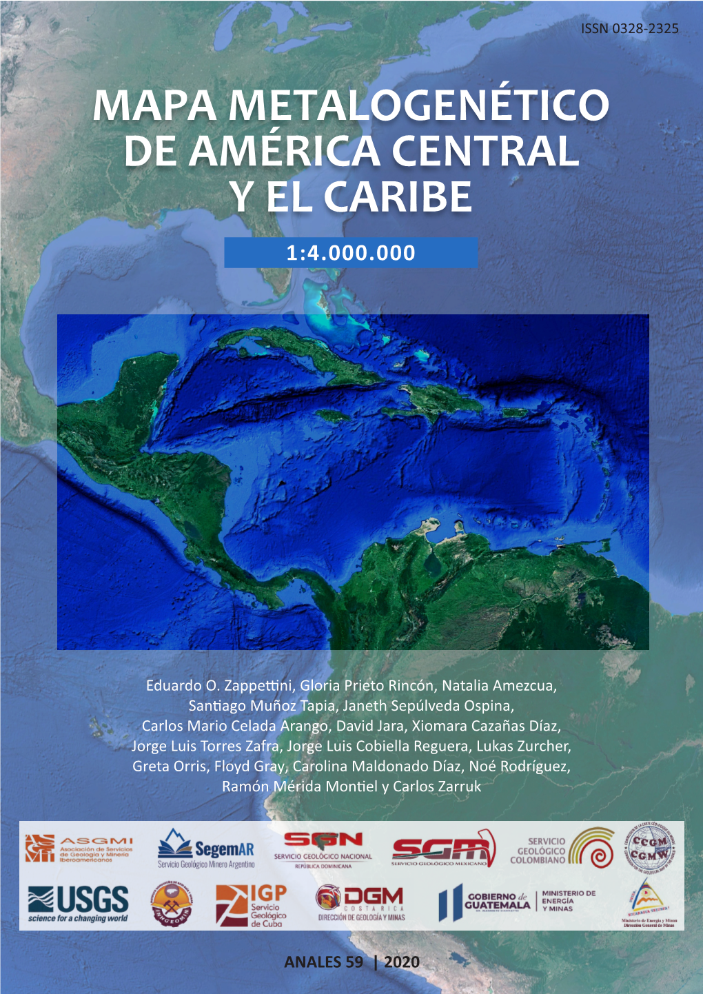 Mapa Metalogenético De América Central Y El Caribe 1:4.000.000